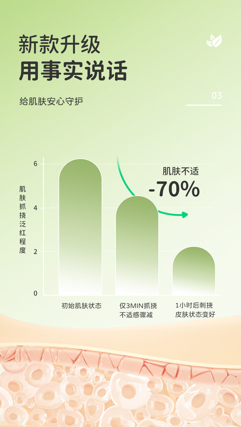 葵花艾草叮叮舒緩棒——夏日戶外神器，止癢消包清涼一夏