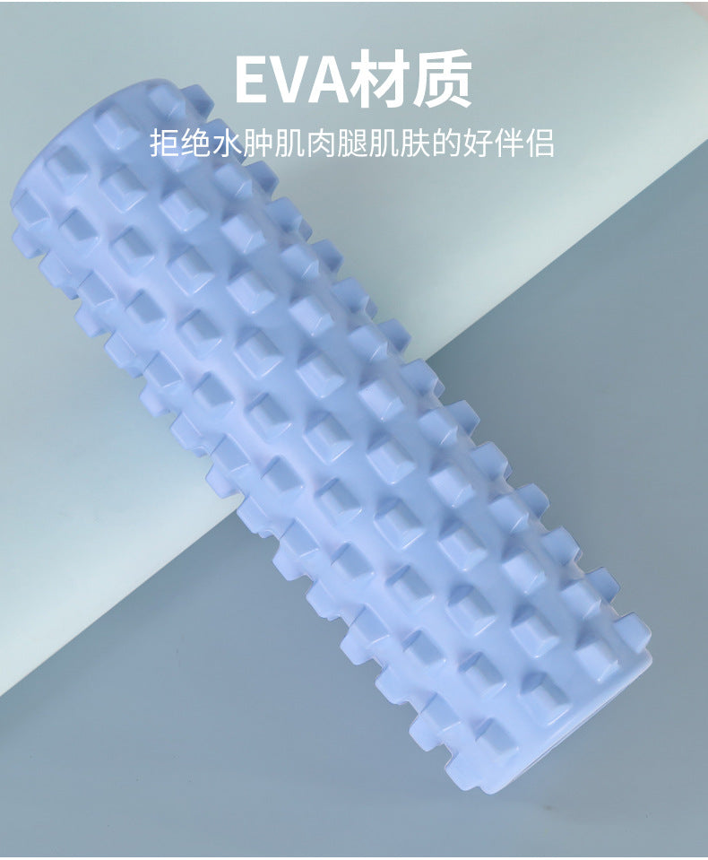 EVA泡沫軸狼牙棒瑜伽柱 健身按摩棒肌肉放松器